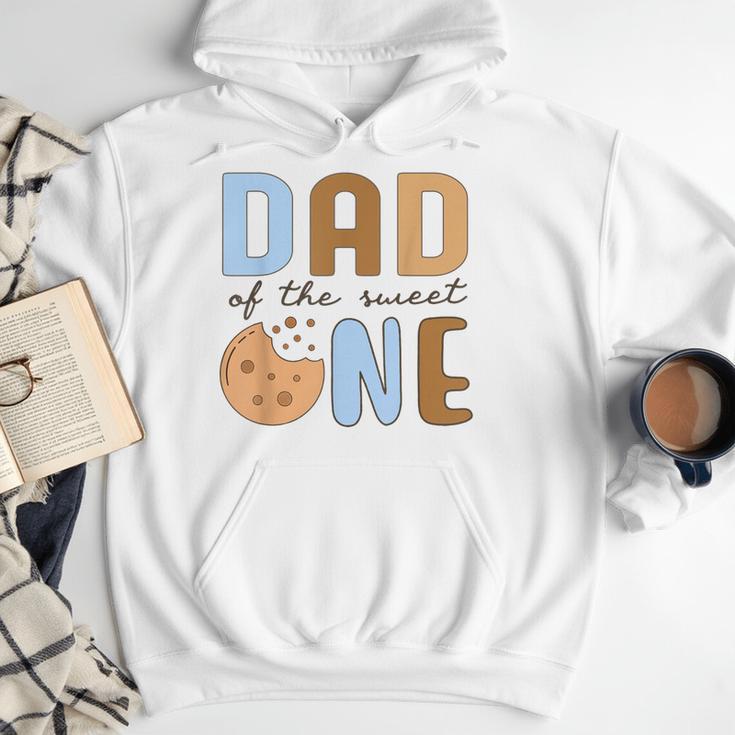 Dad Of The Sweet One Cookies And Milk 1st Birthday Party Men Hoodie