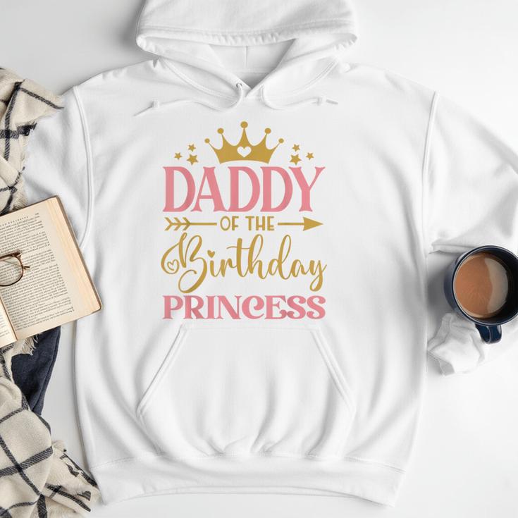 Daddy Of The Birthday For Girl 1st Birthday Princess Girl Men Hoodie