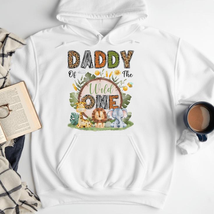 Daddy Of The Wild One 1St Birthday Boy Safari Jungle Men Hoodie