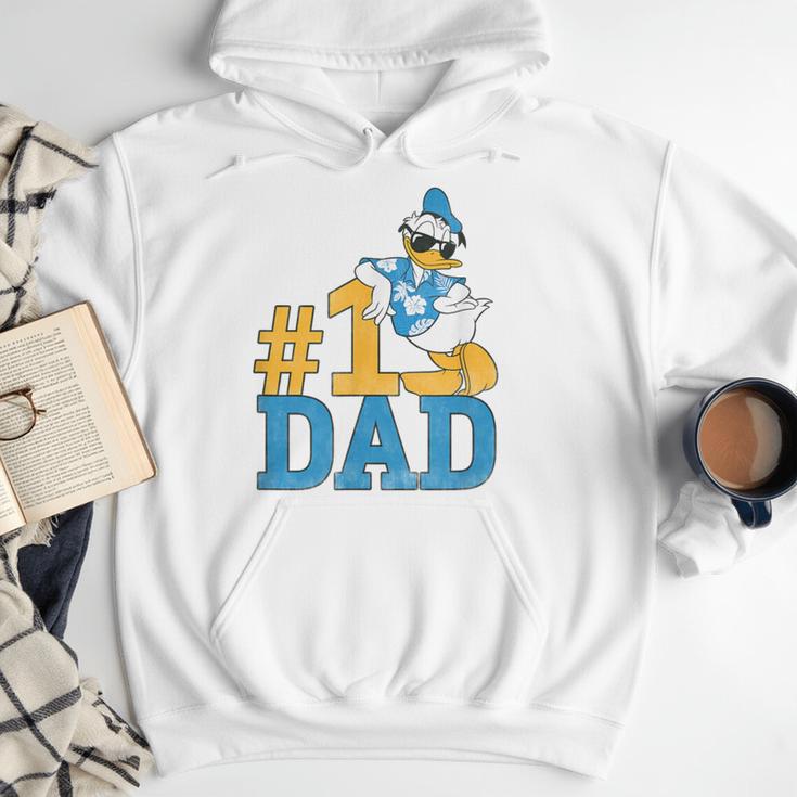 Disney Donald Duck Number One Dad Sunglasses Father's Day Men Hoodie