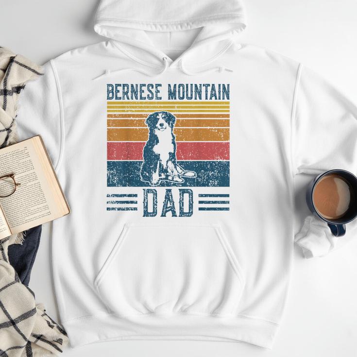 Dog Berner Dad Vintage Bernese Mountain Dad Men Hoodie