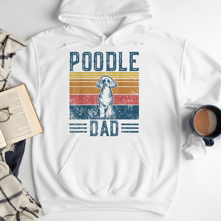 Dog Dad Vintage Poodle Dad Men Hoodie