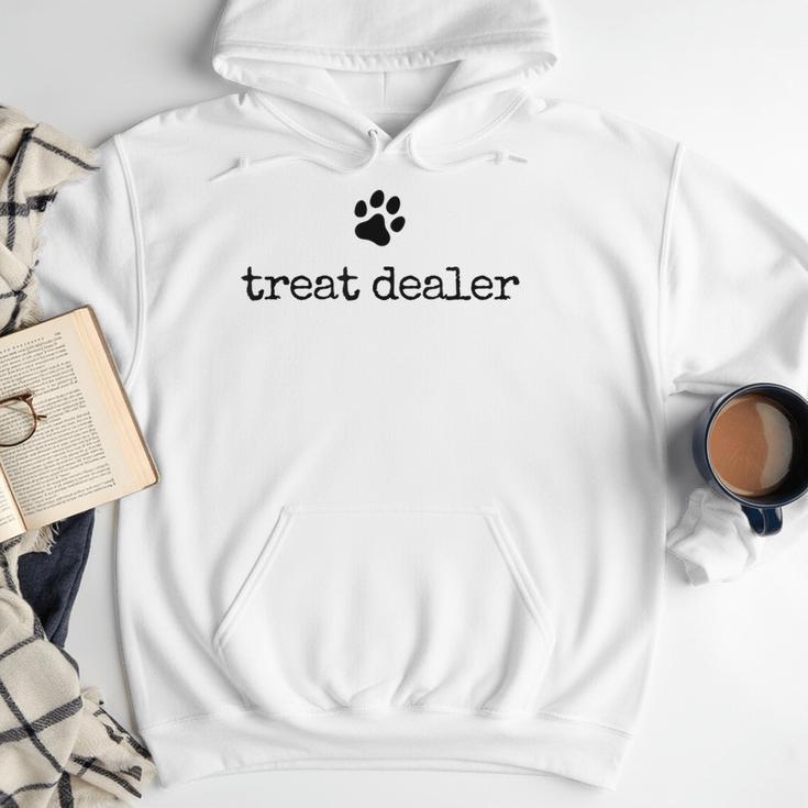 Dog Treat Dealer Vintage Pet Print Dog Dad Mom Men Hoodie