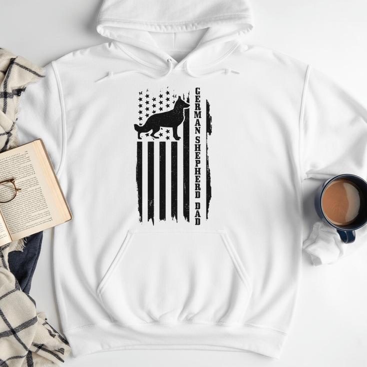 German Shepherd Dad Vintage Flag Patriotic Dog Men Hoodie German Shepherd Dad Vintage Flag Patriotic Dog Men Hoodie