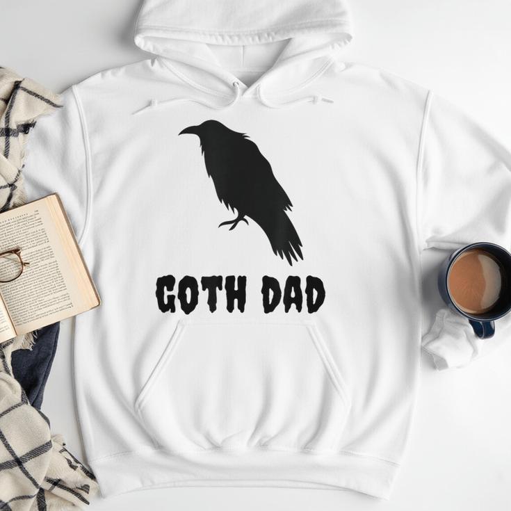 Goth Dad Gothic Bird Crow Emo Father's Day Men Hoodie