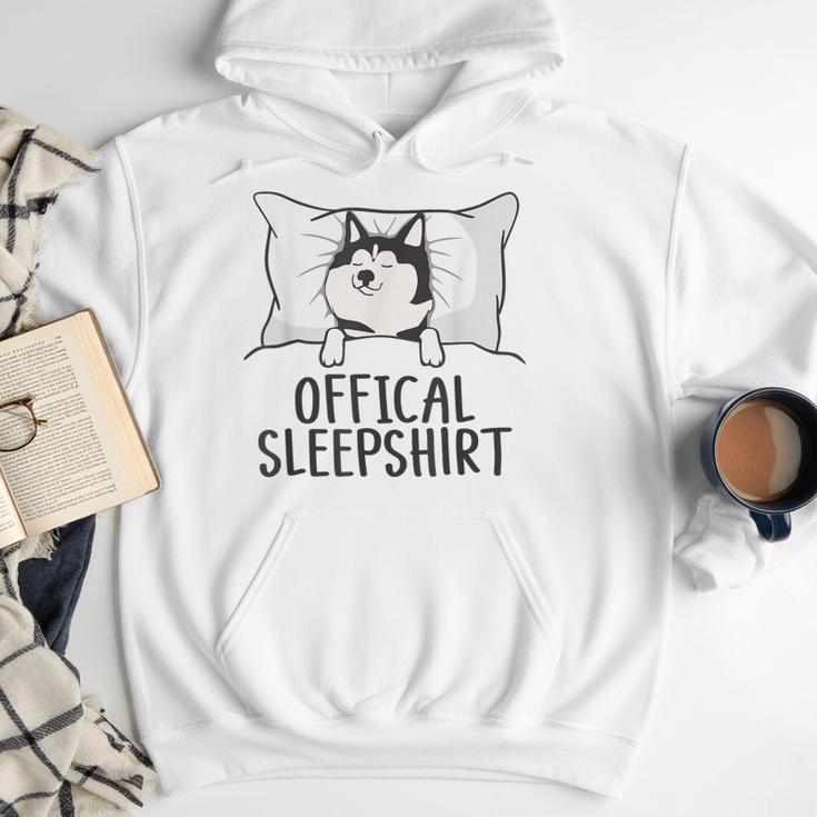 Husky Dog Pajama Husky Official Sleepshirt Mom Dad Kid Men Hoodie