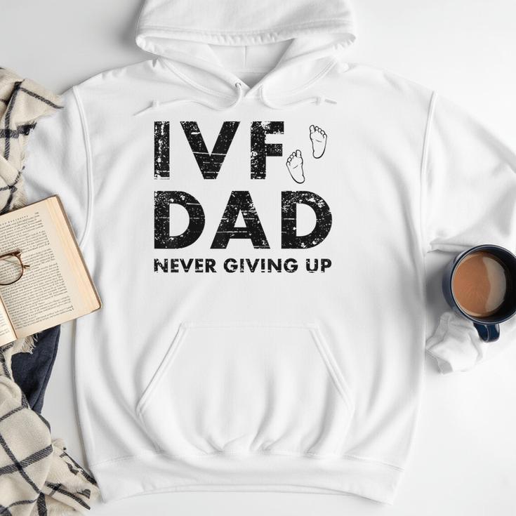 IVF Dad Retrieval Day Infertility Transfer Father Men Hoodie