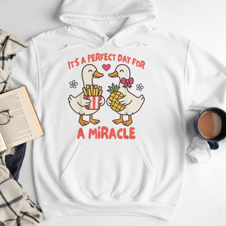 IVF Mom Dad Embryo Transfer Day It's A Day For A Miracle Men Hoodie