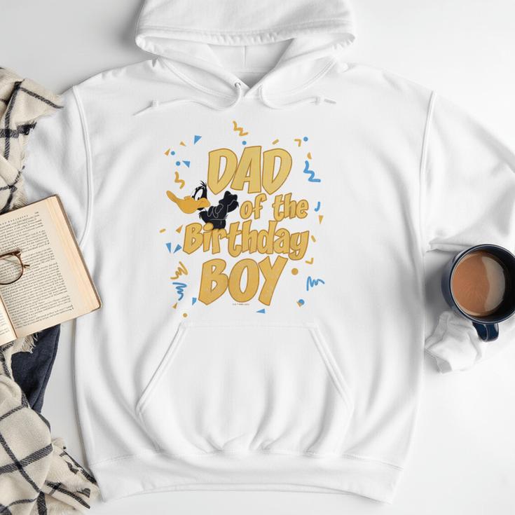 Looney Tunes Birthday Daffy Duck Dad Of The Birthday Boy Men Hoodie