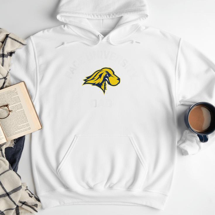 Pace University Setters Arched Dad Men Hoodie