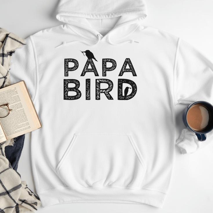 Papa Bird Father Day Dad Birds Quote Saying Men Hoodie