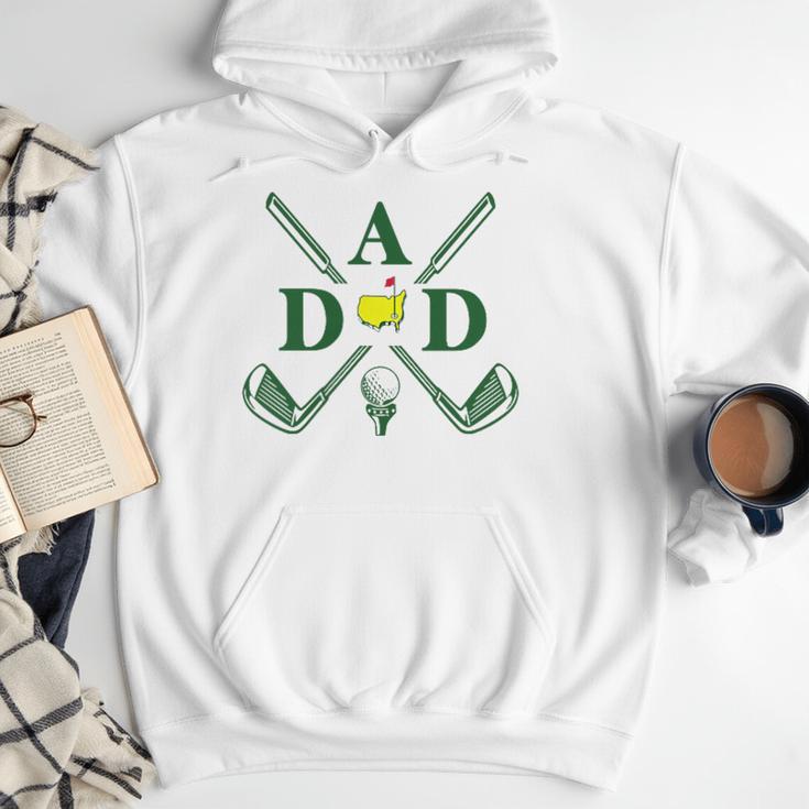 Par Dad Golf Matching Golfing Quote Party Pocket Men Hoodie