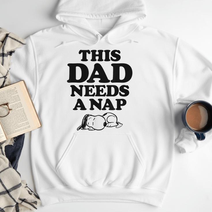 Peanuts This Dad Needs A Nap Men Hoodie