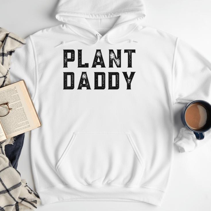 Plant Daddy Dad Gardener Fathers Day Gardening Vintage Men Hoodie