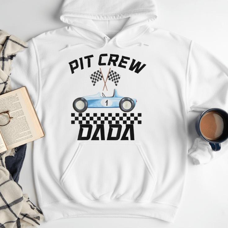 Race Car Racing Family Dada Pit Crew Birthday Party Men Hoodie