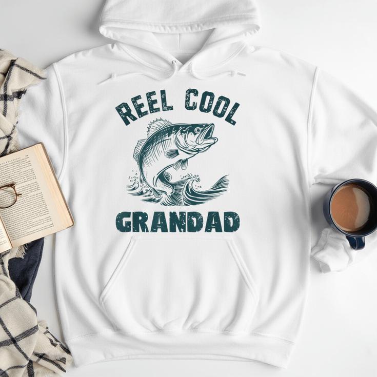 Reel Cool Grandad Fishing Grandpa Vintage Style Men Hoodie Reel Cool Grandad Fishing Grandpa Vintage Style Men Hoodie