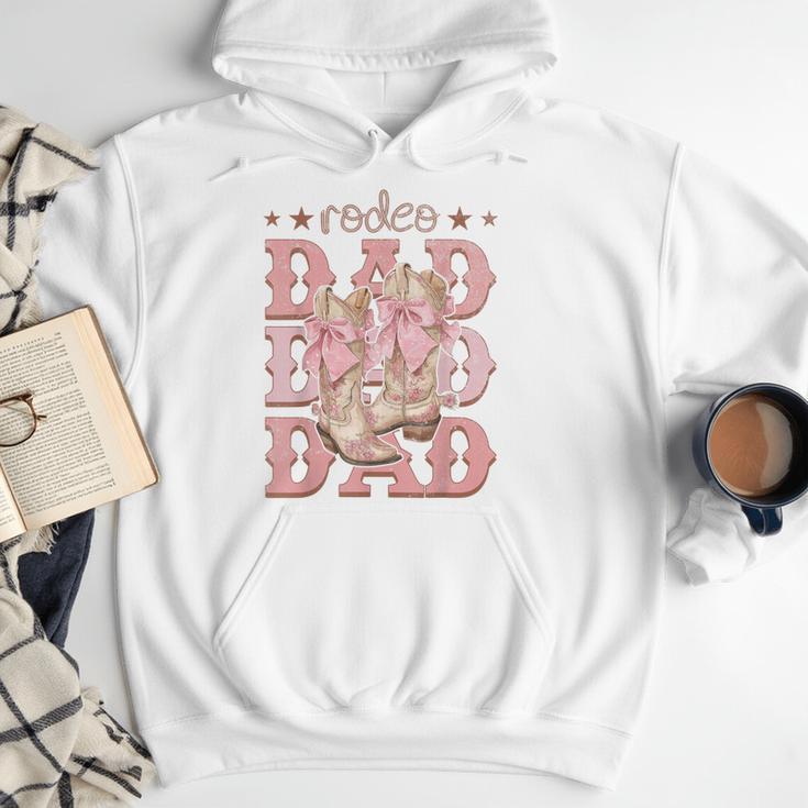 Rodeo Dad Pink Boots Coquette Cow-Girl Birthday Party Men Hoodie