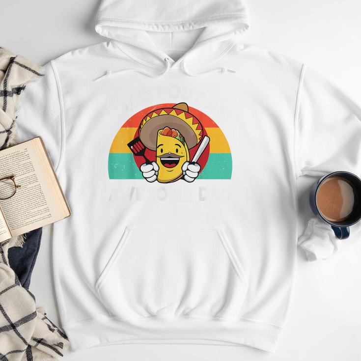 Taco Bout Awesome Dad Cinco De Mayo Mexican Men Men Hoodie