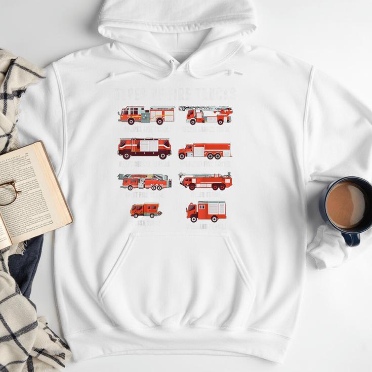 Toddler Boy Types Of FireTruck Firefighter Baby Dad Fireman Men Hoodie Toddler Boy Types Of FireTruck Firefighter Baby Dad Fireman Men Hoodie