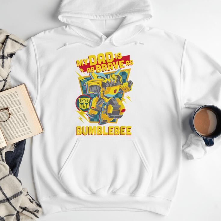 Transformers Father's Day Bumblebee My Dad Is Brave Men Hoodie