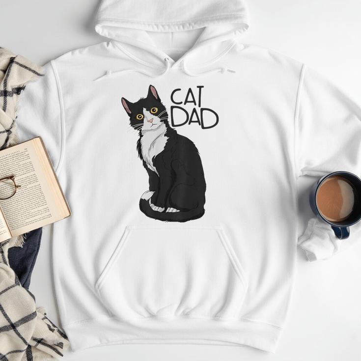 Tuxedo Cat Dad Cat Dad Tuxedo Cat Dad Men Hoodie