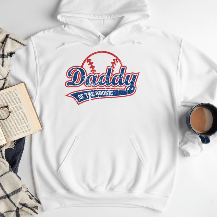 Vintage Baseball Daddy Of The Rookie Men Hoodie Vintage Baseball Daddy Of The Rookie Men Hoodie