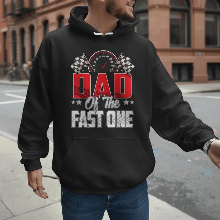 1 Year Old Racing Car Fast One Birthday 1st Family Dad Men Hoodie 1 Year Old Racing Car Fast One Birthday 1st Family Dad Men Hoodie