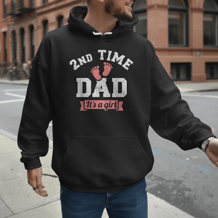 2nd Second Time Dad It's a Girl Gender Reveal Men Hoodie
