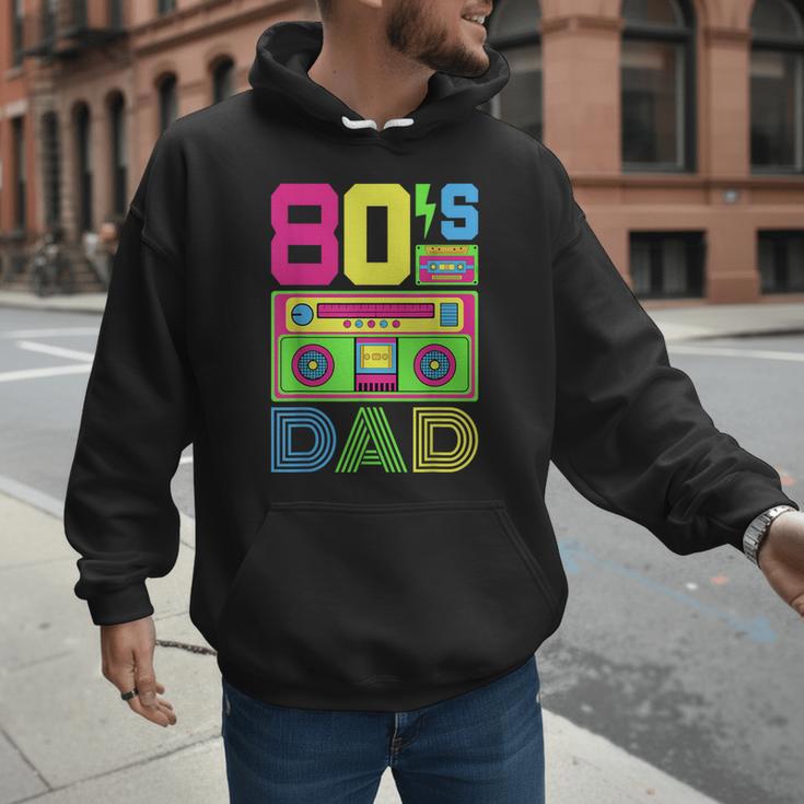 80s Dad 1980s Fashion Eighties Theme Outfit Fathers Day 80's Men Hoodie