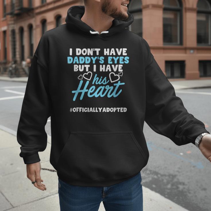 Adoption Announcement Day Dad Heart Small Men Hoodie