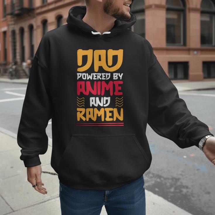 Anime Fathers Day Japanese Manga Otaku Kawaii Anime Dad Men Hoodie