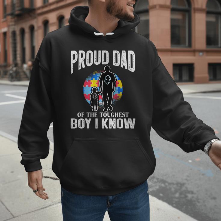 Autism Awareness For Proud Dad Support Autistic Kids Men Hoodie