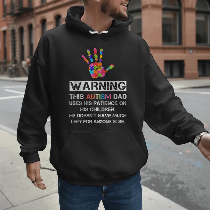 Autism Awareness Warning This Autism Dad T-Shirt Men Hoodie