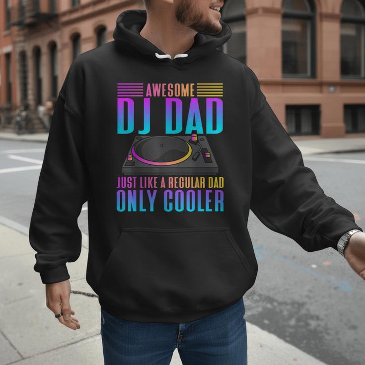 Awesome DJ Dad DJ Music Men Hoodie