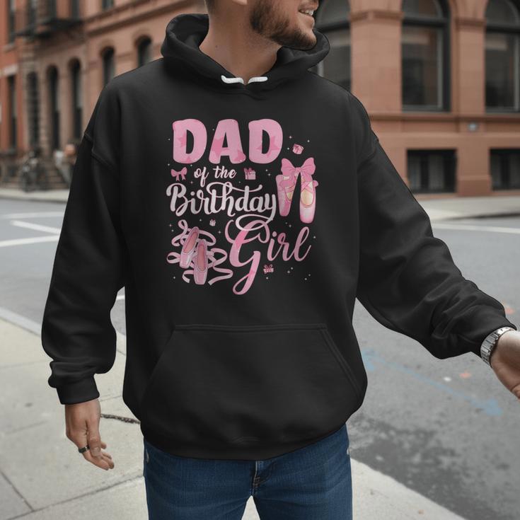 Ballerina Bday Dance Dad Of The Birthday Girl Ballet Dancer Men Hoodie