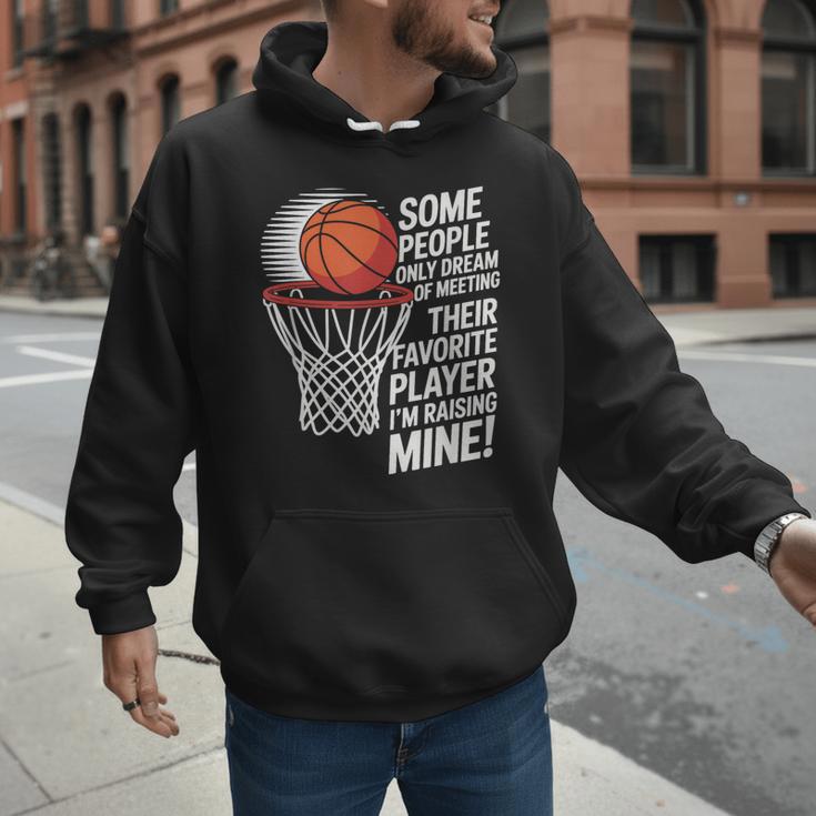 Basketball Mom Or Dad Basketball Parent Men Hoodie