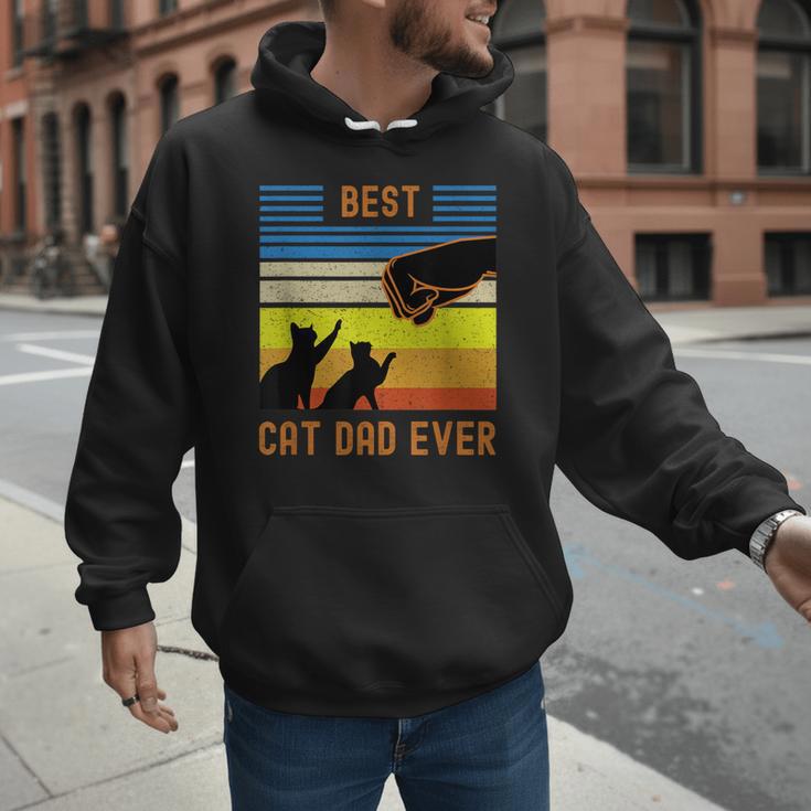 Best Cat Dad Ever Fist Bump For Fur Daddies Men Women Girls Kids Men Hoodie