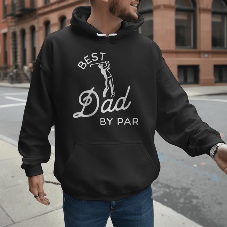 Best Dad By Par Father's Day Golf Daddy Golfing Golfer Men Hoodie