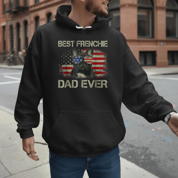 Best Frenchie Dad Ever Bulldog American Flag Men Hoodie Best Frenchie Dad Ever Bulldog American Flag Men Hoodie