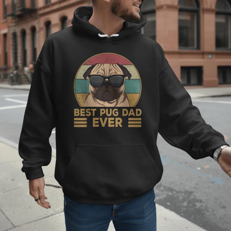 Best Pug Dad Ever Pug Dog For Men And Boys Men Hoodie
