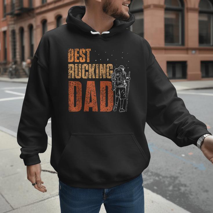 Best Rucking Dad Ruck Backpack Rucksack Workout Rucking Men Hoodie