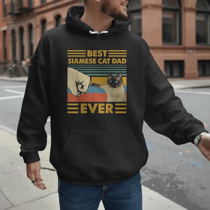 Best Siamese Cat Dad Ever Retro Vintage Sunset Men Hoodie Best Siamese Cat Dad Ever Retro Vintage Sunset Men Hoodie