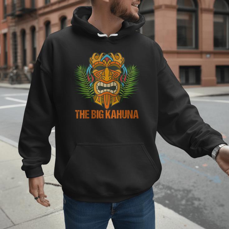 The Big Kahuna Hawaiian Tiki Dad Boss T-Shirt Men Hoodie