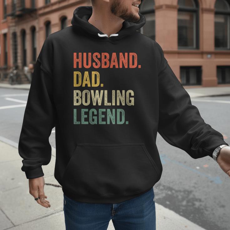 Bowler Husband Dad Bowling Legend Father's Day Men Hoodie