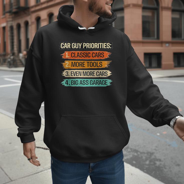 Car Guy Priorities Cars Garage Lover For Men Dad Men Hoodie Car Guy Priorities Cars Garage Lover For Men Dad Men Hoodie