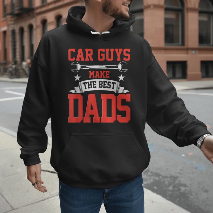 Car Guys Make The Best Dads Garage Mechanic Dad Men Hoodie
