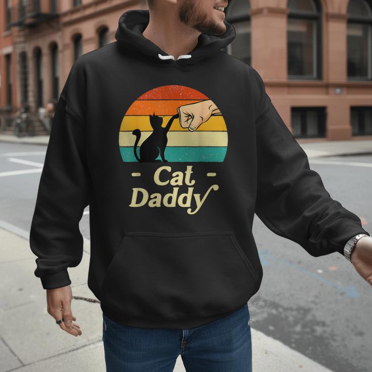 Cat Daddy Vintage Cat Lover Cat Dad Fathers Day Men Hoodie Cat Daddy Vintage Cat Lover Cat Dad Fathers Day Men Hoodie