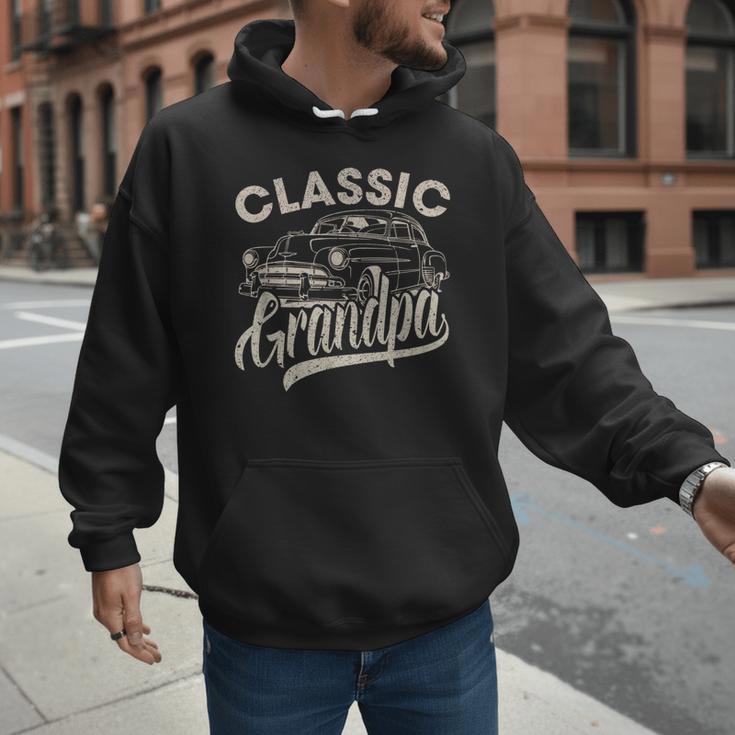 Classic Grandpa Saying Car Lover Men Dad Papa Grandpa Men Hoodie