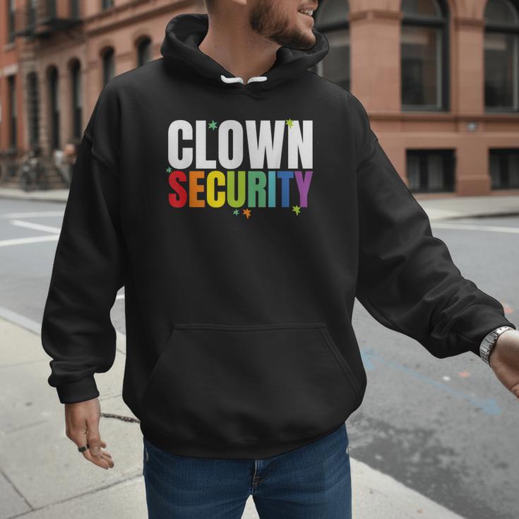 Clown Security Halloween Dad Mom Costume Men Hoodie