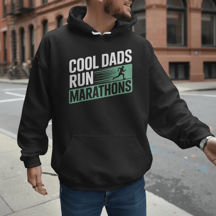 Cool Dads Run Marathons Marathon Running Runner Men Hoodie